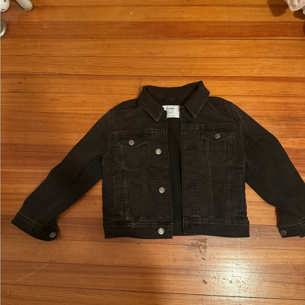 Old Navy Black Kids Jean Jacket